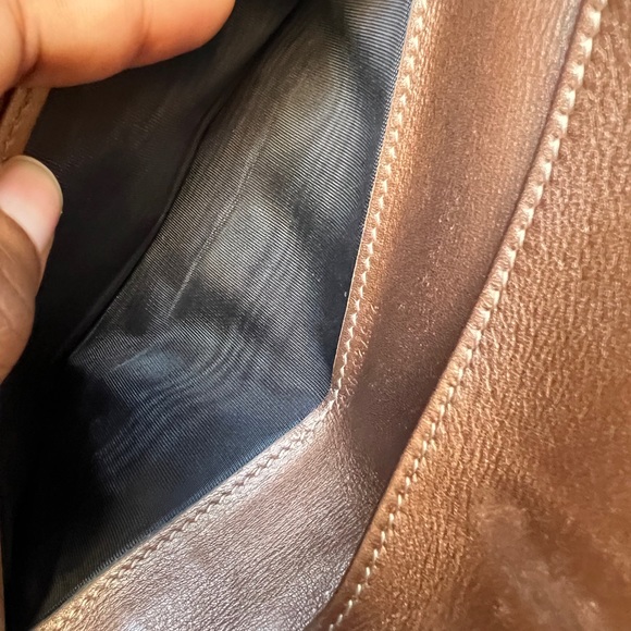 GUCCI Wallet long wallet Brown GG Leather Lovely heart 245723.0959 Authentic - Picture 5 of 16